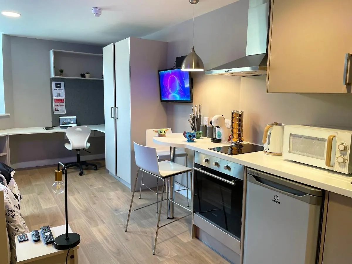 Hnfc Stays - Modern Central Studio With Gym, Parking & Home Cinema Newcastle upon Tyne Apartment